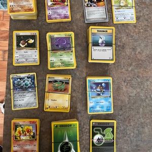 400+ basic Pokémon cards